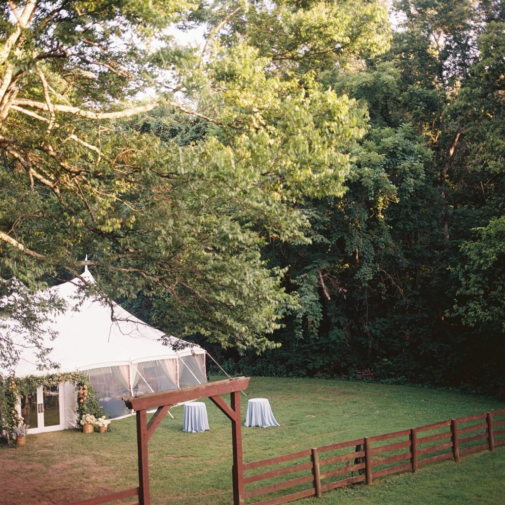 tented wedding